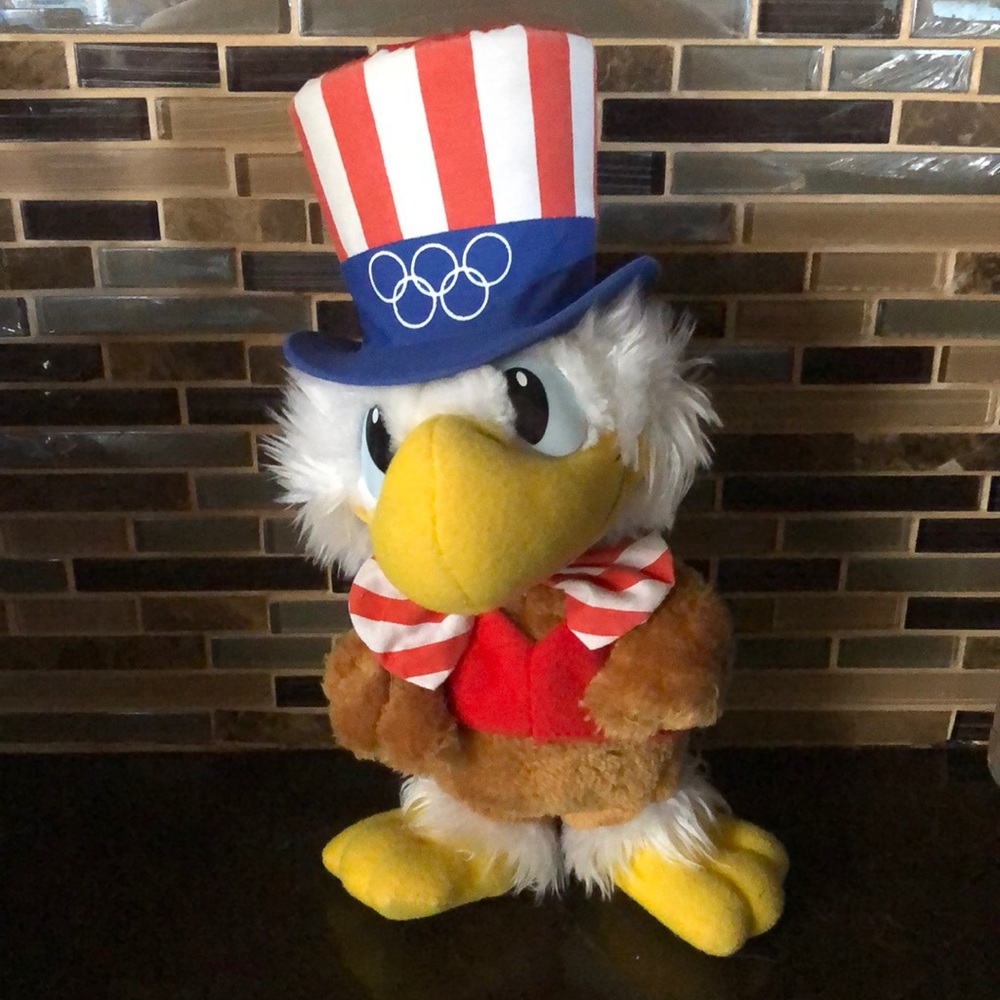 1980 L.A. Olympic Games Mascot Sam‎ The Eagle Plush #8255-11” Tall USA